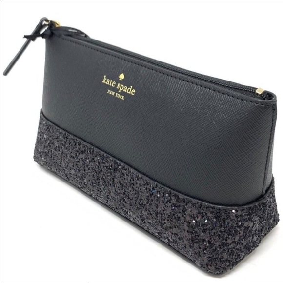 kate spade Handbags - NWT Kate Spade Little Shiloh Black Glitter Bag